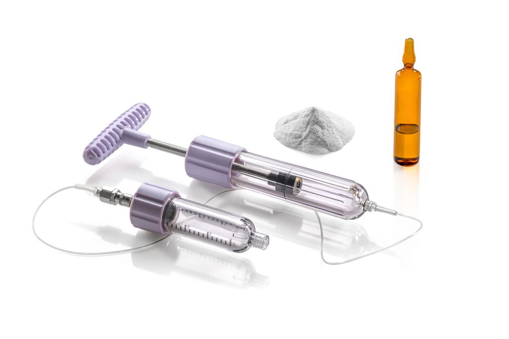 Picture of HighV+® injection system with HighV+® bone cement